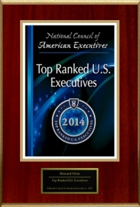          National Council of American Executives - Click 'Display Images' to View              Howard Oven of H.O. Electric has been recognized as a Top Ranked U.S. Executive. Millions of executives provide information online about their careers each year. The National Council of American Executives in partnership with The American Registry, has analyzed thousands of entries to identify those within a certain area and location who are rated the highest. Of the millions of active executives, Howard Oven of H.O. Electric is among the top 1% who have received this honor. The National Council of American Executives has commended Howard Oven of H.O. Electric for this achievement. In an effort to aid its customers and clients in their search for top-quality service, we’ve set you apart from your competition by adding you to The Registry™.  Again, congratulations on this distinctive achievement!             Sincerely, Sincerely, Benjamin Morrison President, Consumer Research       